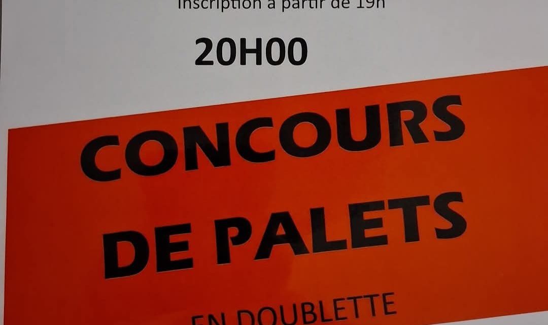 CONCOURS DE PALETS ECOLE ST ANNE